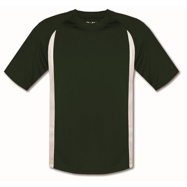 BAW Dark Green/White Cool Tek T-Shirt