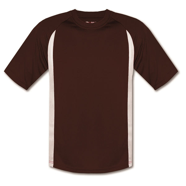 BAW Maroon/White Cool Tek T-Shirt