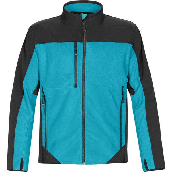 Stormtech Men’s Electric Blue/Black Hybrid Fleece Softshell