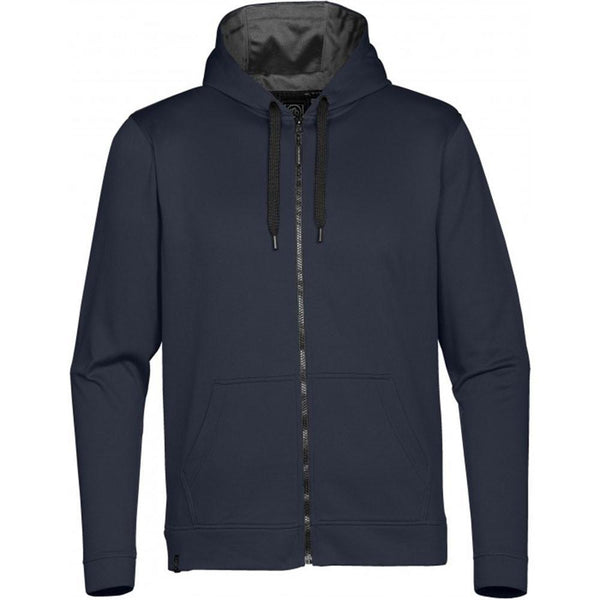 Stormtech Men’s Navy/Oxford Grey Melange Atlantis Full Zip Fleece Hoody