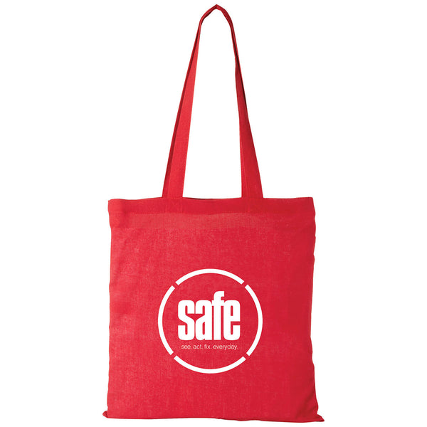 Bullet Red Carolina Cotton Canvas Convention Tote