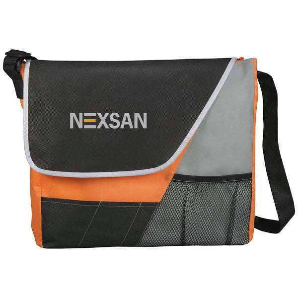 Bullet Orange Rhythm Non-Woven Messenger Bag