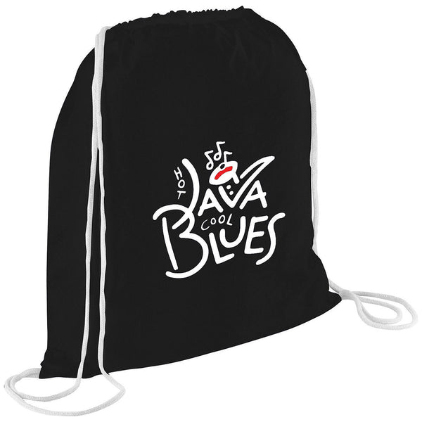 Bullet Black 4oz Cotton Drawstring Bag