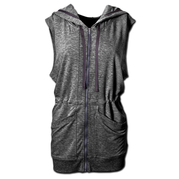 BAW Women’s Heather Black Tunic Vest