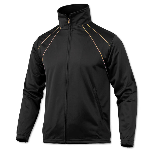 BAW Men’s Black/Gold Dual Line Tricot Jacket