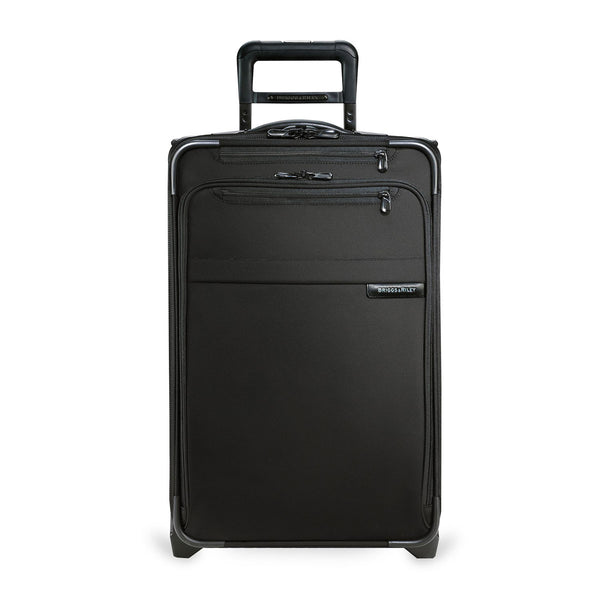 Briggs & Riley Black Baseline Domestic Carry-On Expandable Upright