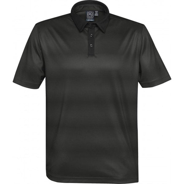 Stormtech Men’s Carbon/Black Vibe Performance Polo