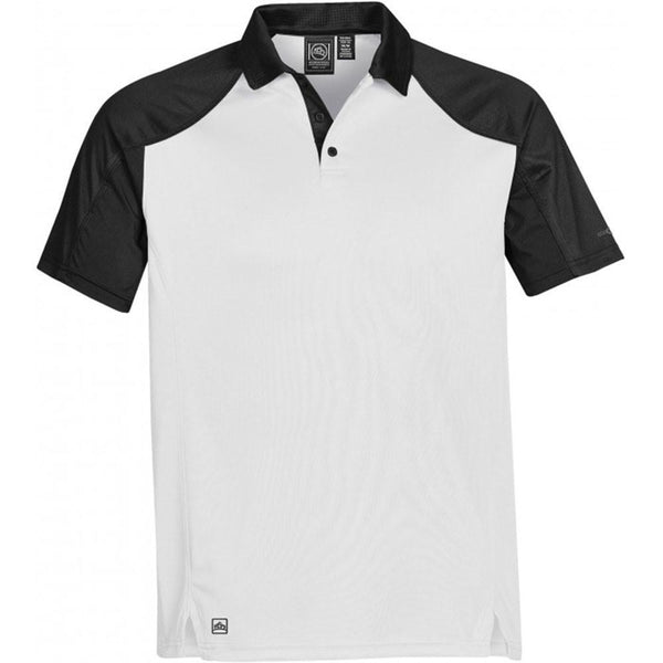 Stormtech Men’s White/Black Vector Polo