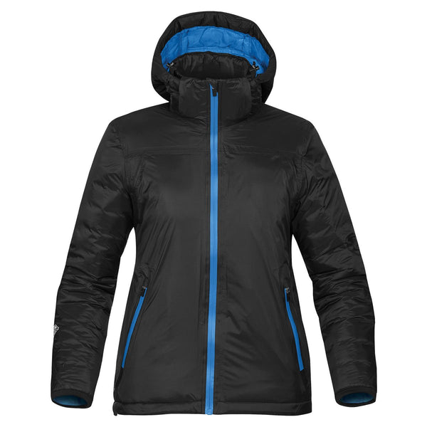 Stormtech Women’s Black/Electric Blue Black Ice Thermal Jacket