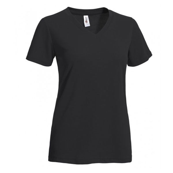 Expert Women’s Black V-Neck Tec Tee